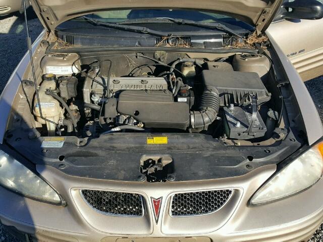 1G2NF52T0YC547387 - 2000 PONTIAC GRAND AM S ოქროსფერი ფოტო 7