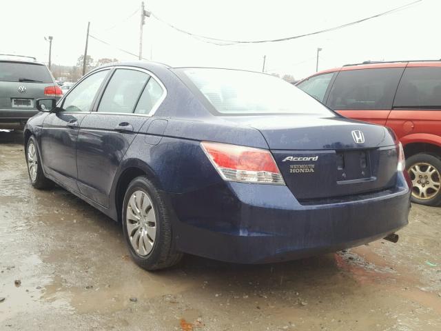 1HGCP2F35AA001731 - 2010 HONDA ACCORD LX BLUE photo 3