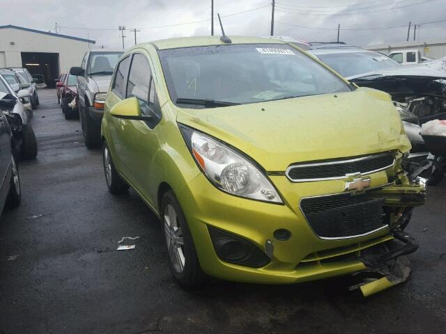 KL8CD6S98DC558255 - 2013 CHEVROLET SPARK 1LT GREEN photo 1