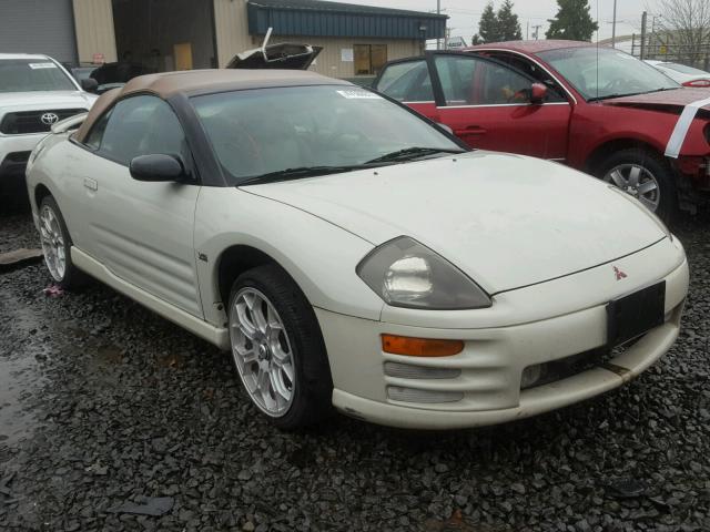 4A3AE55H81E005790 - 2001 MITSUBISHI ECLIPSE SP WHITE photo 1