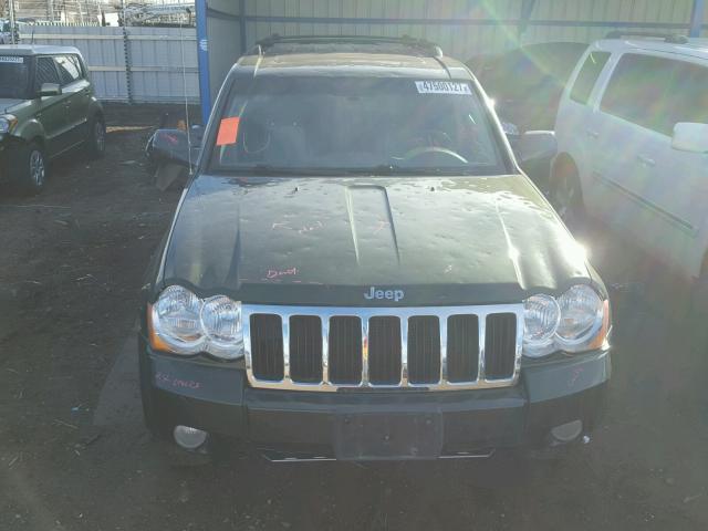 1J8HR58208C112277 - 2008 JEEP GRAND CHER GREEN photo 9