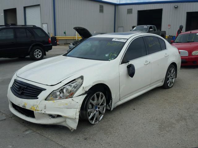 JN1CV6AP1BM505119 - 2011 INFINITI G37 BASE WHITE photo 2