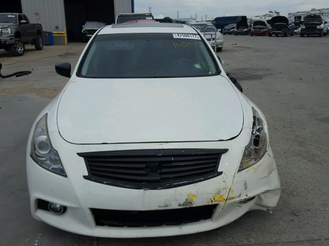 JN1CV6AP1BM505119 - 2011 INFINITI G37 BASE WHITE photo 7