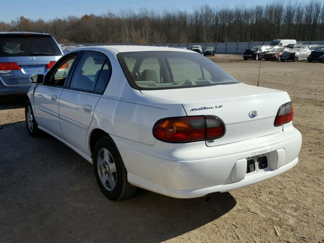 1G1NE52J32M517405 - 2002 CHEVROLET MALIBU LS 白色 照片 3