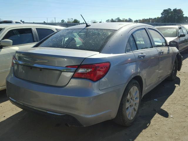 1C3CCBAB5DN559606 - 2013 CHRYSLER 200 LX SILVER photo 4