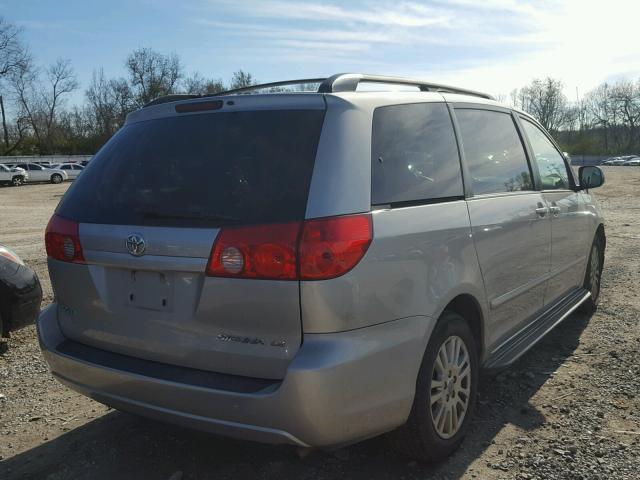 5TDZK23C79S284966 - 2009 TOYOTA SIENNA CE GRAY photo 4