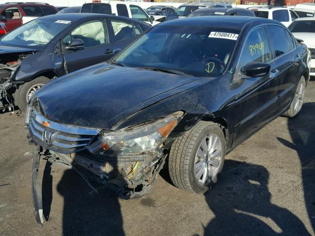 1HGCP3F88BA022902 - 2011 HONDA ACCORD EXL BLACK photo 2