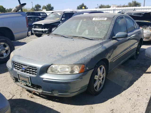 YV1RS592252446384 - 2005 VOLVO S60 2.5T GREEN photo 2
