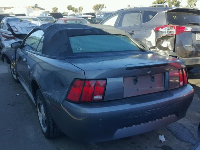 1FAFP446X4F136690 - 2004 FORD MUSTANG GRAY photo 3