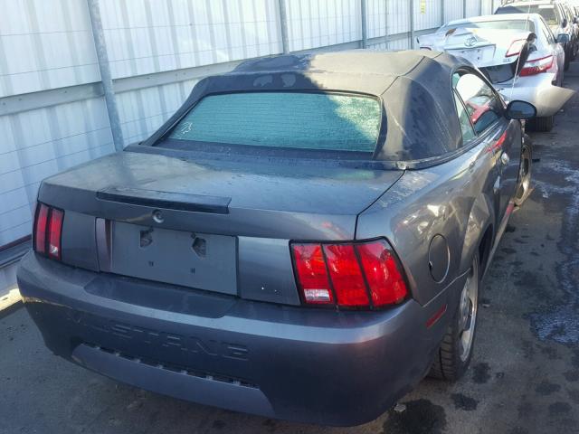 1FAFP446X4F136690 - 2004 FORD MUSTANG GRAY photo 4