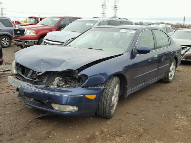 JNKCA31A91T013203 - 2001 INFINITI I30 BLUE photo 2