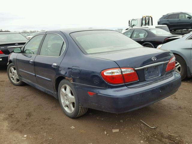 JNKCA31A91T013203 - 2001 INFINITI I30 BLUE photo 3