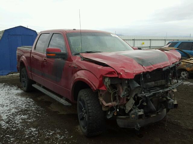 1FTFW1ETXEFA31455 - 2014 FORD F150 SUPER RED photo 1