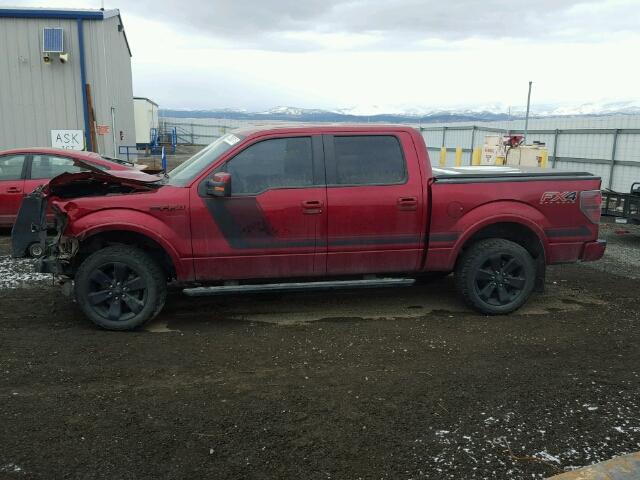 1FTFW1ETXEFA31455 - 2014 FORD F150 SUPER RED photo 9