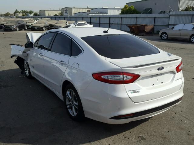 3FA6P0SU2FR147344 - 2015 FORD FUSION TIT WHITE photo 3