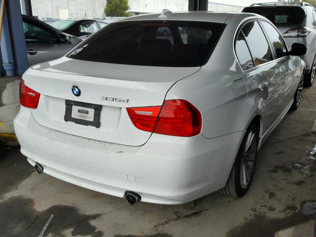 WBAPN7C52BA950063 - 2011 BMW 335 D WHITE photo 4