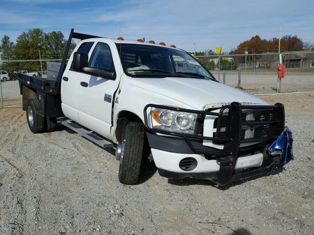 3D7MX48L59G510037 - 2009 DODGE RAM 3500 WHITE photo 1