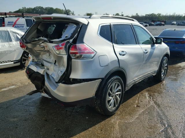 5N1AT2MTXFC856064 - 2015 NISSAN ROGUE S SILVER photo 3