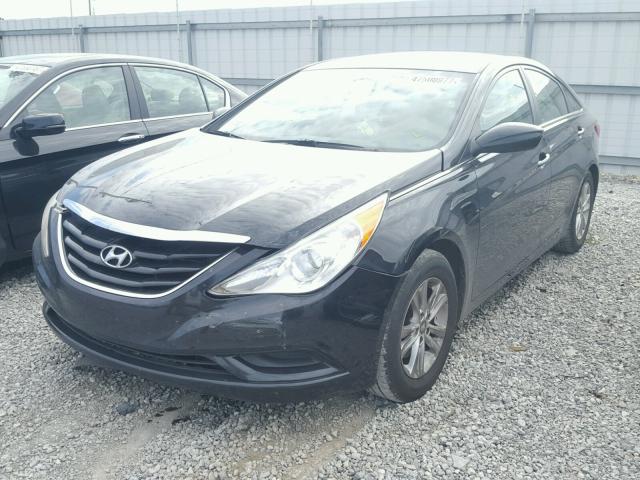 5NPEB4ACXDH753852 - 2013 HYUNDAI SONATA GLS BLACK photo 2