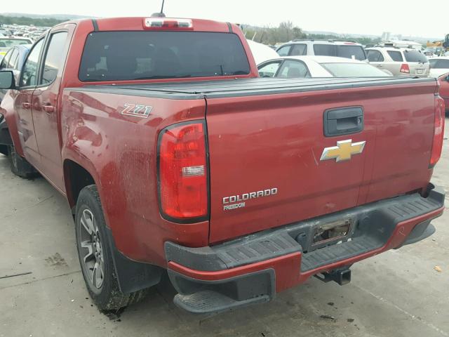 1GCGSCE30F1144227 - 2015 CHEVROLET COLORADO Z RED photo 3