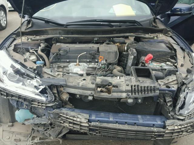 1HGCR2F82GA062498 - 2016 HONDA ACCORD EXL BLUE photo 7