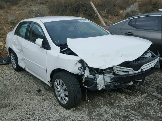 5YFBU4EE8DP087487 - 2013 TOYOTA COROLLA BA WHITE photo 1