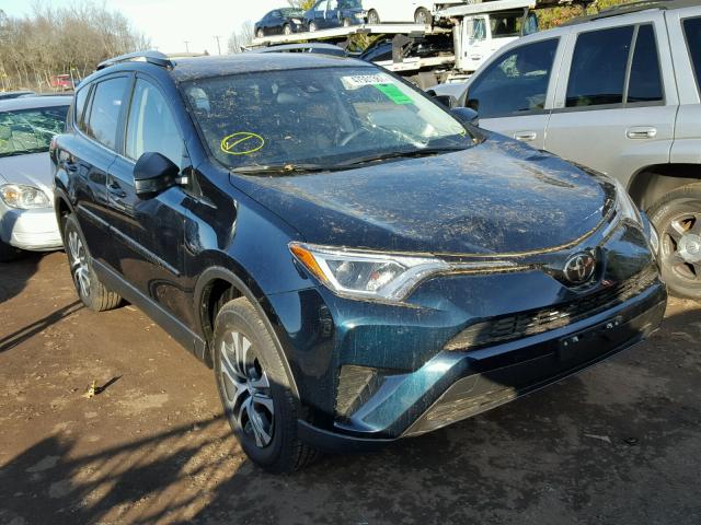 JTMBFREV8JJ718570 - 2018 TOYOTA RAV4 LE BLUE photo 1