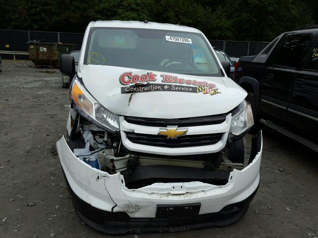 3N63M0YN2FK703213 - 2015 CHEVROLET CITY EXPRE WHITE photo 9