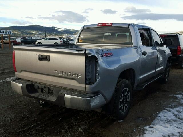 5TFDY5F17EX408646 - 2014 TOYOTA TUNDRA CRE SILVER photo 4