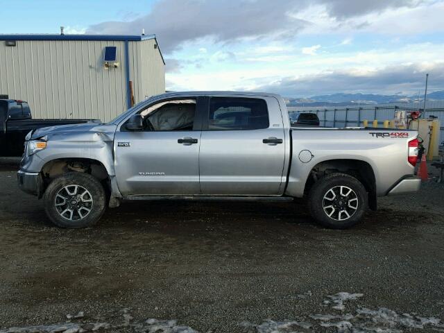 5TFDY5F17EX408646 - 2014 TOYOTA TUNDRA CRE SILVER photo 9