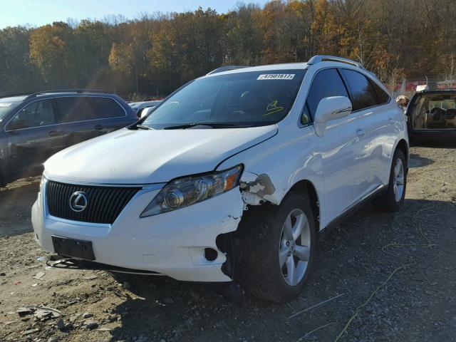 JTJBK1BA8A2414628 - 2010 LEXUS RX 350 WHITE photo 2