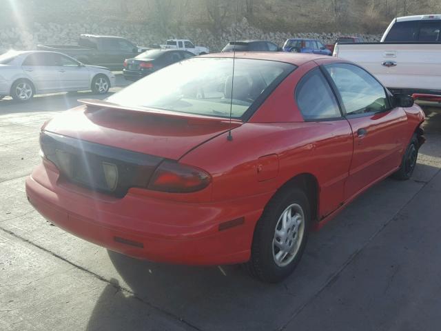 1G2JB1249W7505978 - 1998 PONTIAC SUNFIRE SE RED photo 4