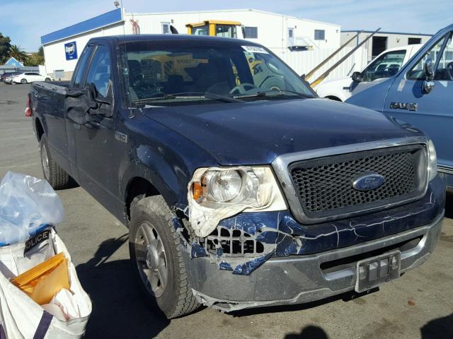 1FTRF12W68KC95201 - 2008 FORD F150 BLUE photo 1