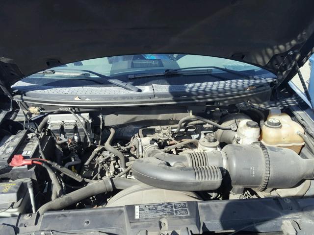 1FTRF12W68KC95201 - 2008 FORD F150 BLUE photo 7