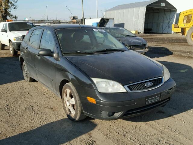 1FAFP37N37W120705 - 2007 FORD FOCUS ZX5 BLACK photo 1