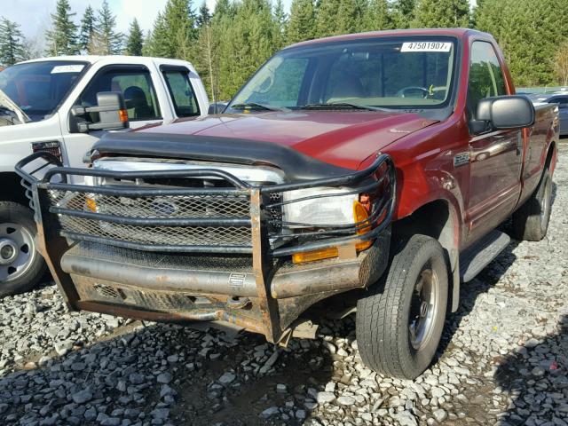 1FTNF21S81EC67083 - 2001 FORD F250 SUPER RED photo 2