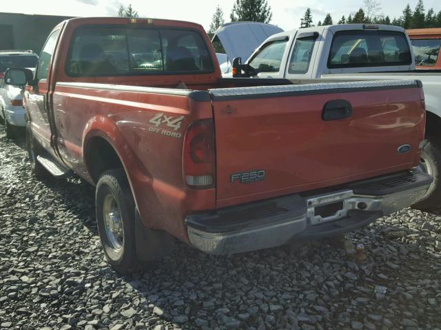 1FTNF21S81EC67083 - 2001 FORD F250 SUPER RED photo 3