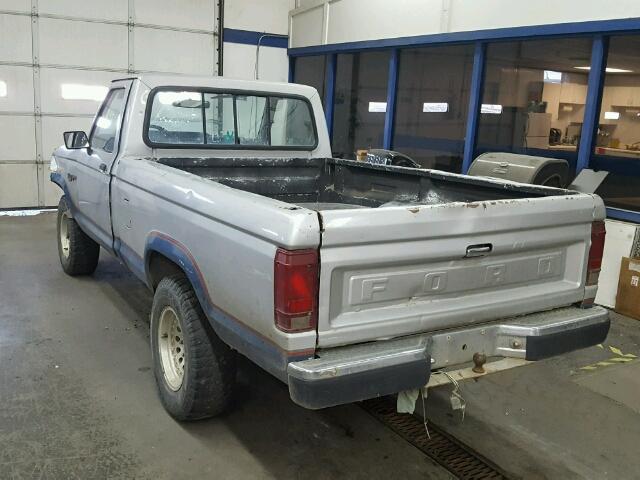 1FTCR11T5HUC75692 - 1987 FORD RANGER GRAY photo 3