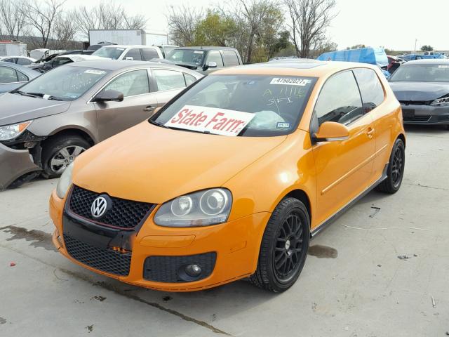 WVWFV71K27W181890 - 2007 VOLKSWAGEN NEW GTI FA ORANGE photo 2