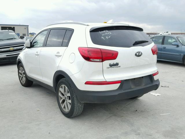 KNDPB3AC2F7738840 - 2015 KIA SPORTAGE L WHITE photo 3