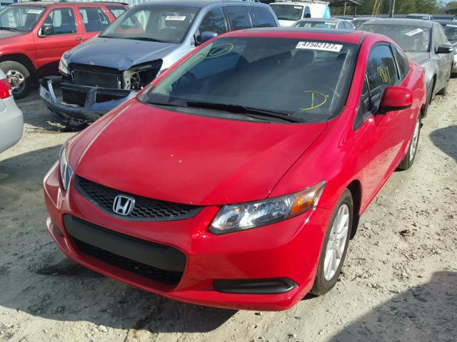 2HGFG3B88CH522502 - 2012 HONDA CIVIC EX RED photo 2