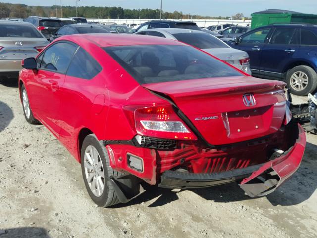 2HGFG3B88CH522502 - 2012 HONDA CIVIC EX 红色 照片 3