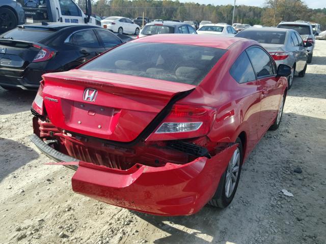 2HGFG3B88CH522502 - 2012 HONDA CIVIC EX 红色 照片 4