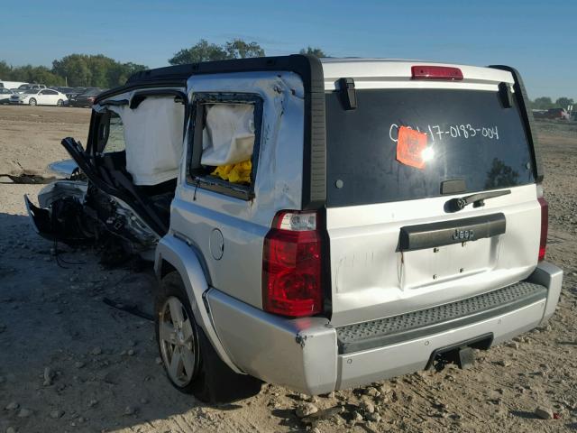 1J8HH48K16C255085 - 2006 JEEP COMMANDER SILVER photo 3