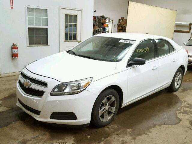 1G11B5SA1DF167643 - 2013 CHEVROLET MALIBU LS თეთრი ფოტო 2