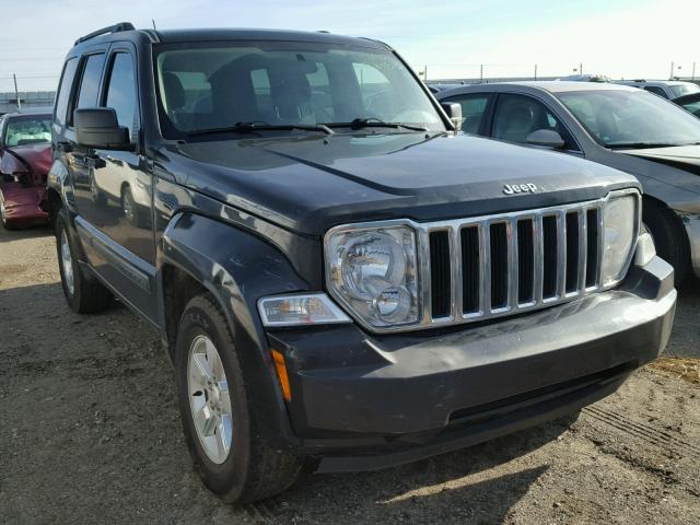 1C4PJMAK5CW103497 - 2012 JEEP LIBERTY SP BLACK photo 1