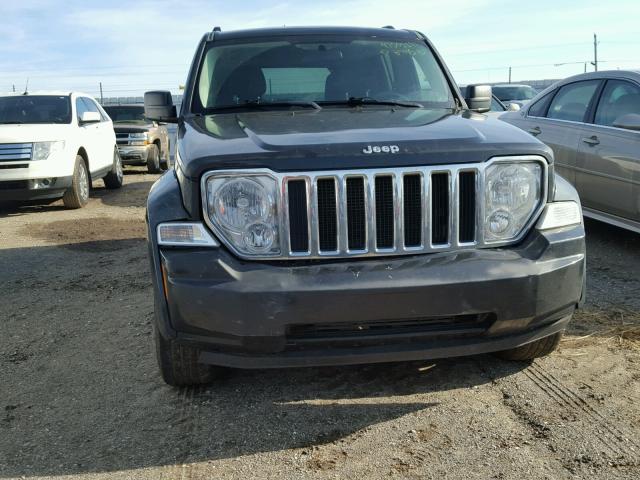1C4PJMAK5CW103497 - 2012 JEEP LIBERTY SP BLACK photo 9