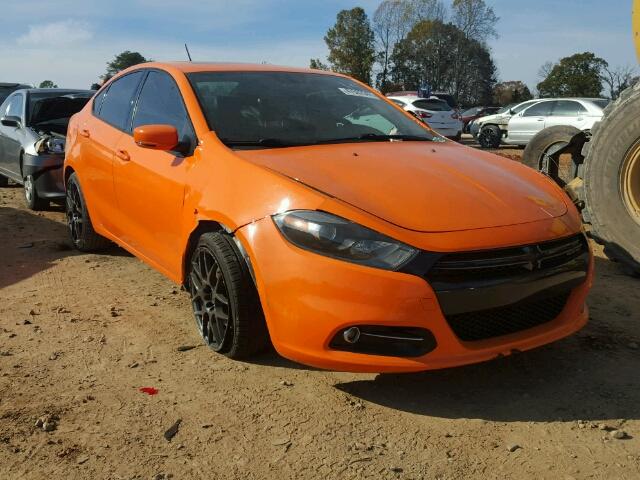 1C3CDFEB5ED819878 - 2014 DODGE DART GT ORANGE photo 1