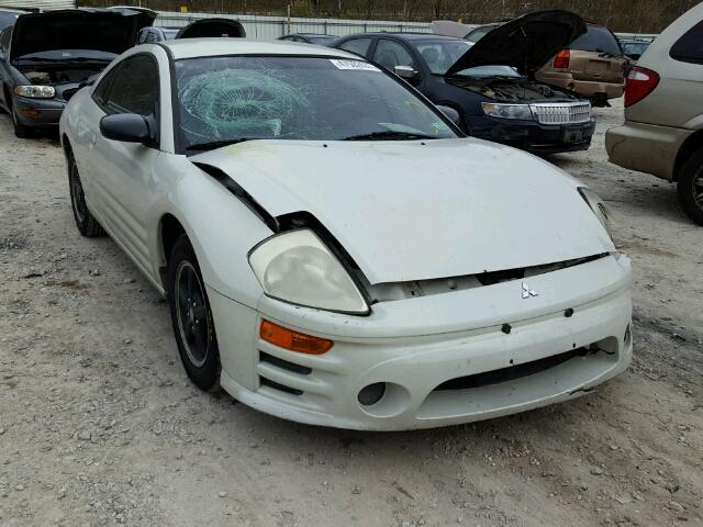 4A3AC34G63E004949 - 2003 MITSUBISHI ECLIPSE RS WHITE photo 1