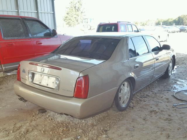 1G6KD54Y83U209450 - 2003 CADILLAC DEVILLE TAN photo 4